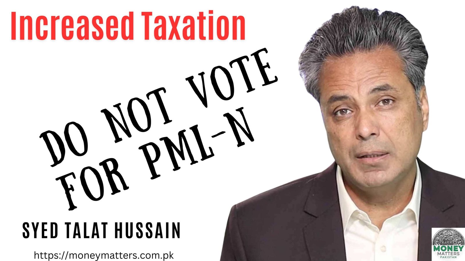 Talat Hussain asks not to vote for PML-N